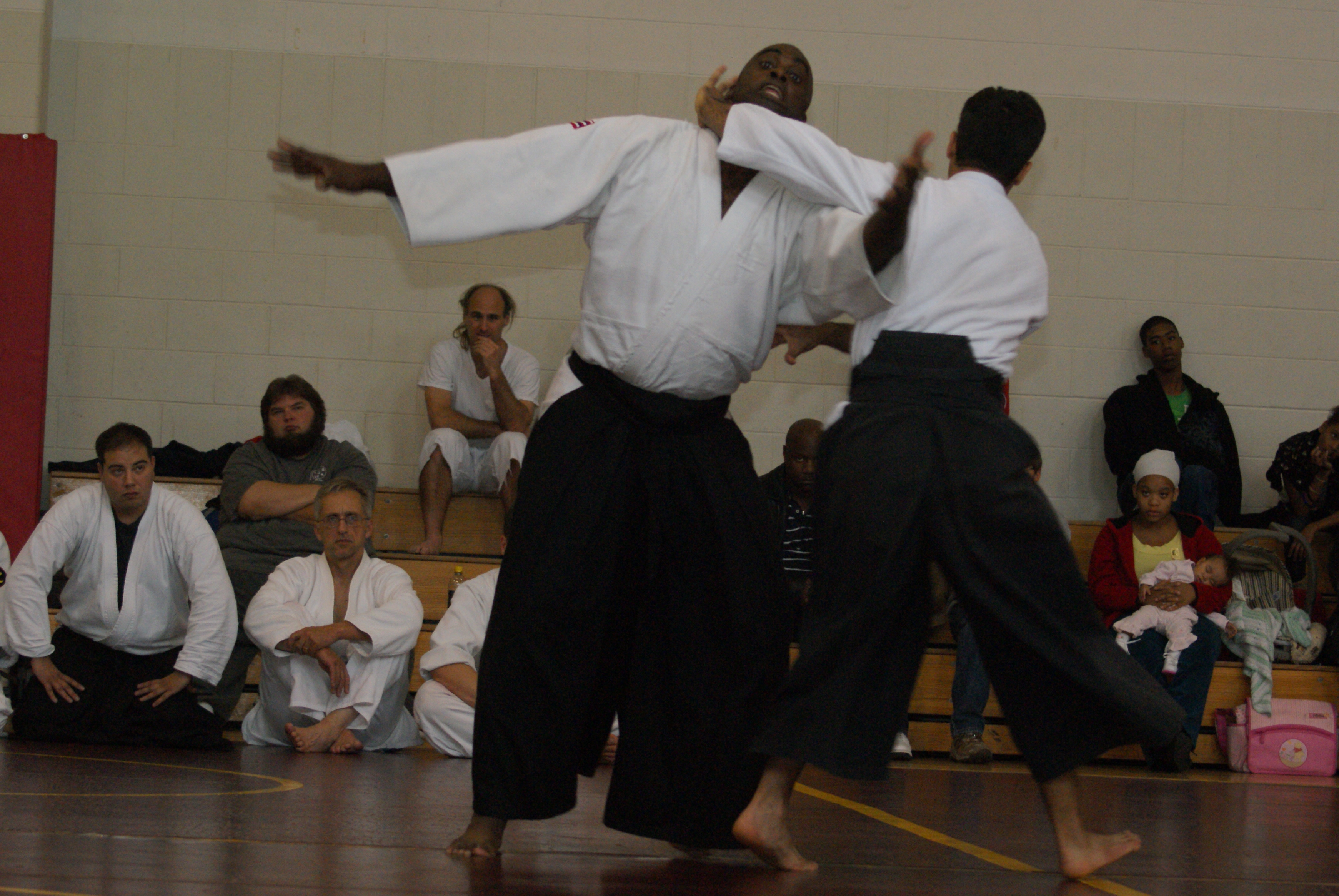 Aikido training at Sarpy Aikido